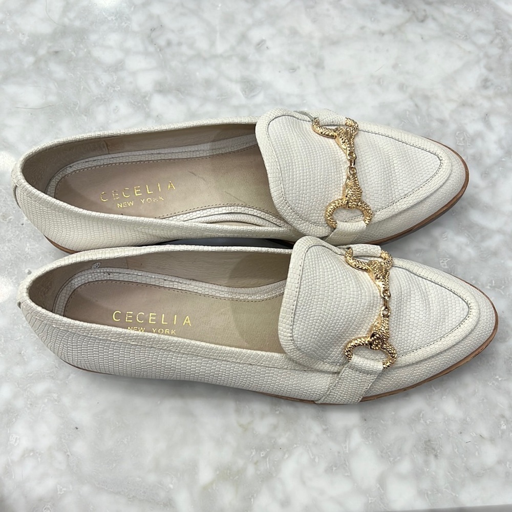 White Cecelia New York Loafers - Picture 2 of 12